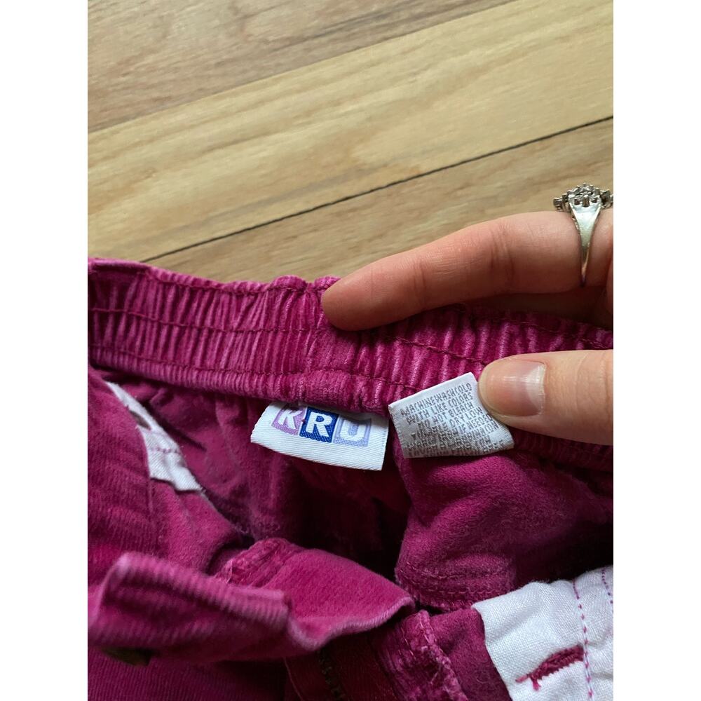 KRU Kids Y2K Purple Corduroy Flare Pants - Picture 5 of 5